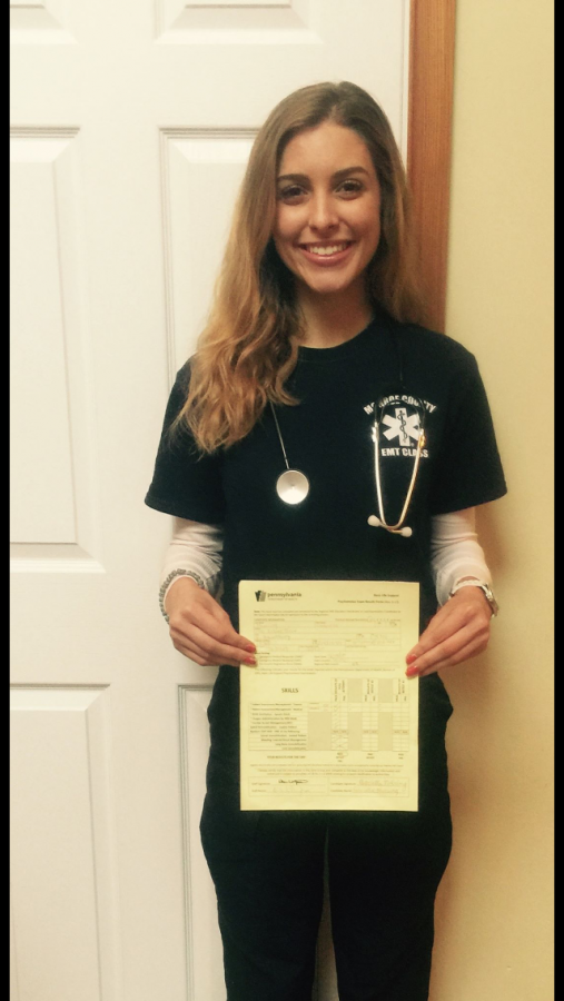 SHS student becomes Emergency Medical Technician