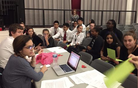 Amanda Morales leads her Civil Rights Committee to create a bill addressing police brutality.