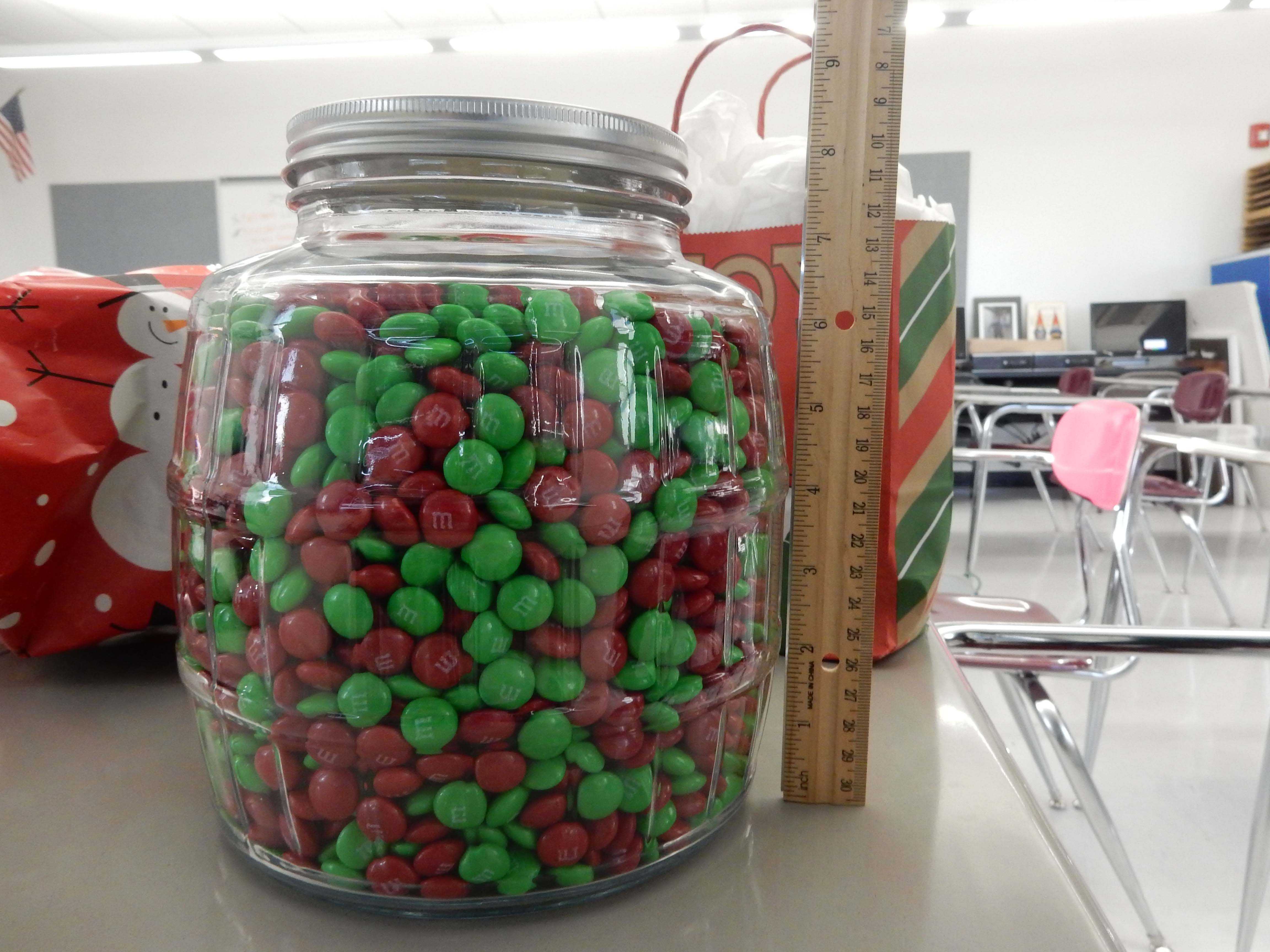 Contest! Win a Mountain of M&M’s. Simply guess how many M&Ms are in