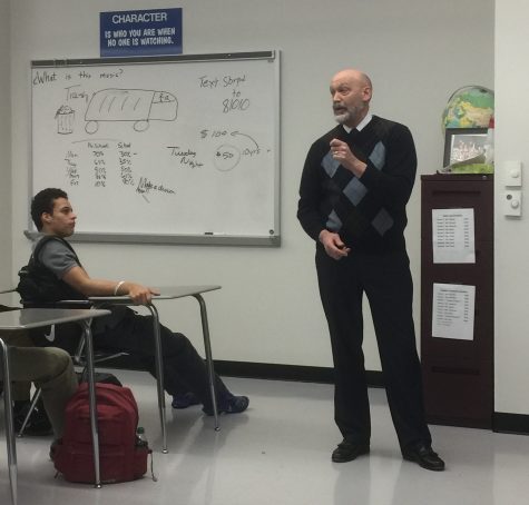 Son of Holocaust survivors visits SHS