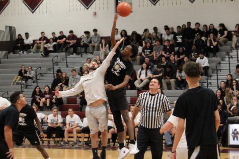 Teachers win annual basketball game against the students!