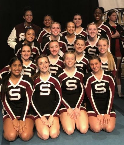 SHS cheerleaders place 10th at states!