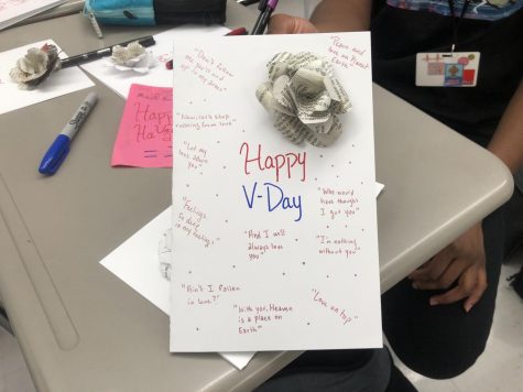 Unique Valentine’s Day cards on sale during all lunches
