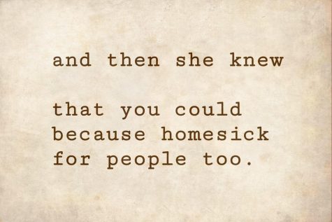 Alone written by sophomore Emma Kintz