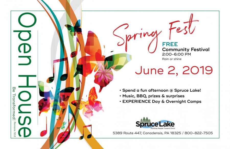 Spring Fest Open House: 6/2/19 (2:00 p.m.- 6:00 p.m.)