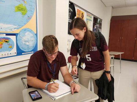 Peer Tutoring available in SHS library