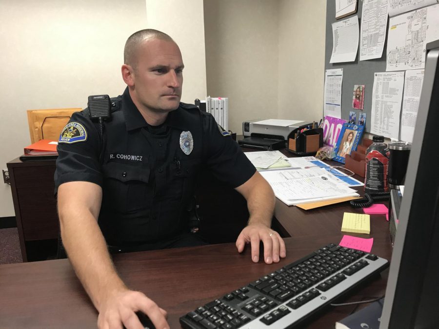 Student Resource Officer (SRO) enthusiastic about job