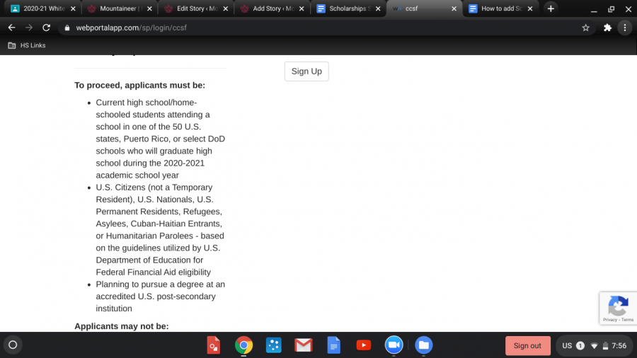 Coca-Cola scholarship (Due: 10-31-20)