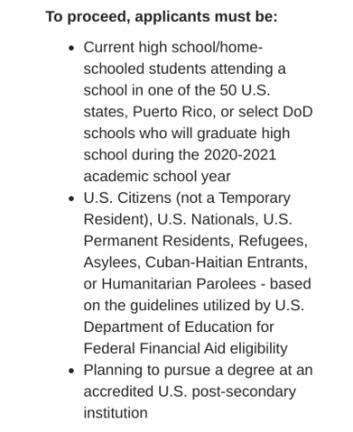 Coca-Cola scholarship (Due: 10-31-20)