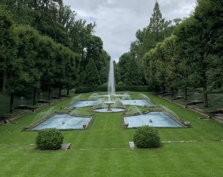 Front view of Italian Water Garden.