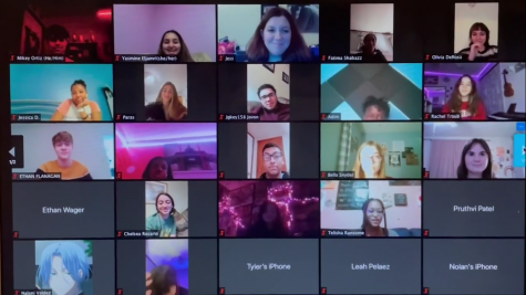 A Project Quarantine zoom call with many different members is pictured.