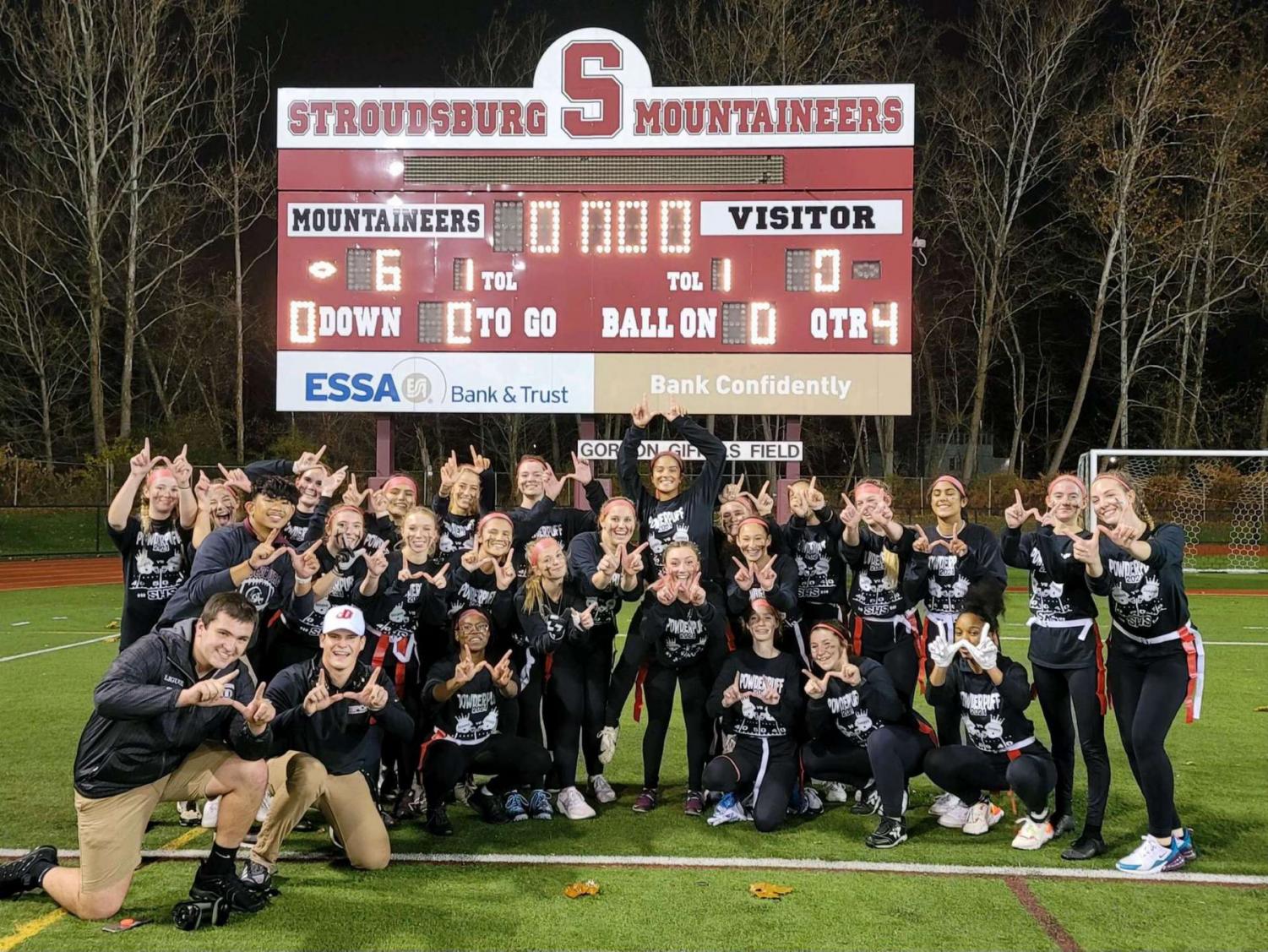 2021 Powderpuff football game winners! Class of 2022