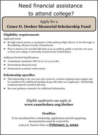 Grace D. Dreher Memorial Scholarship