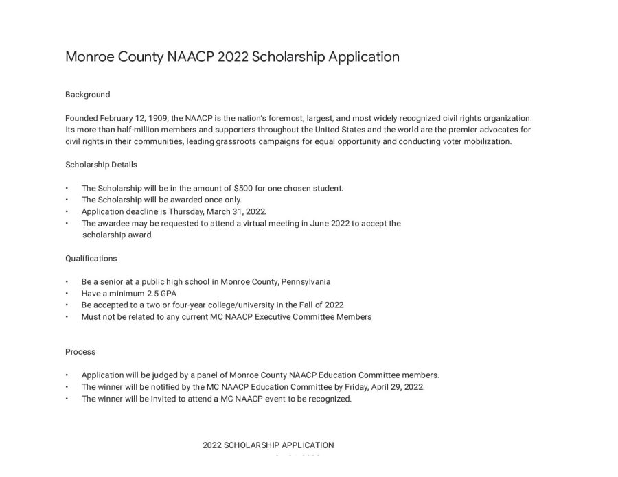 NAACP Scholarship