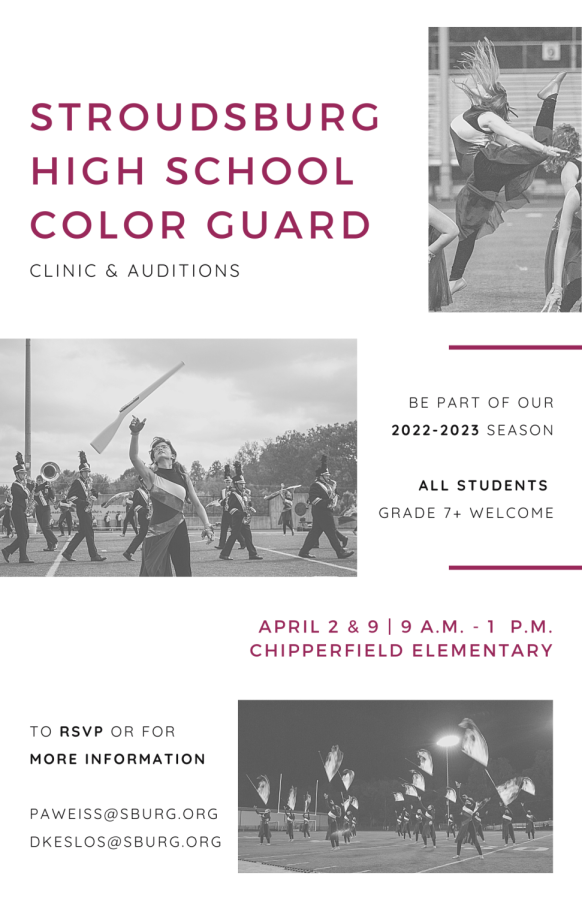 SHS+Color+Guard+Clinics+and+Auditions+are+happening+soon%21