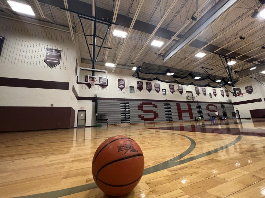 The Stroudsburg High School gymnasium is pictured.