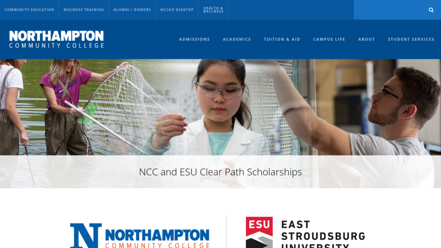 NCC and ESU clear path scholarships