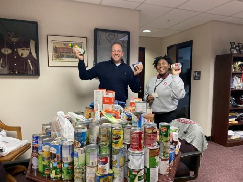 Interacts Can the Principal Food Drive is a Success Once Again