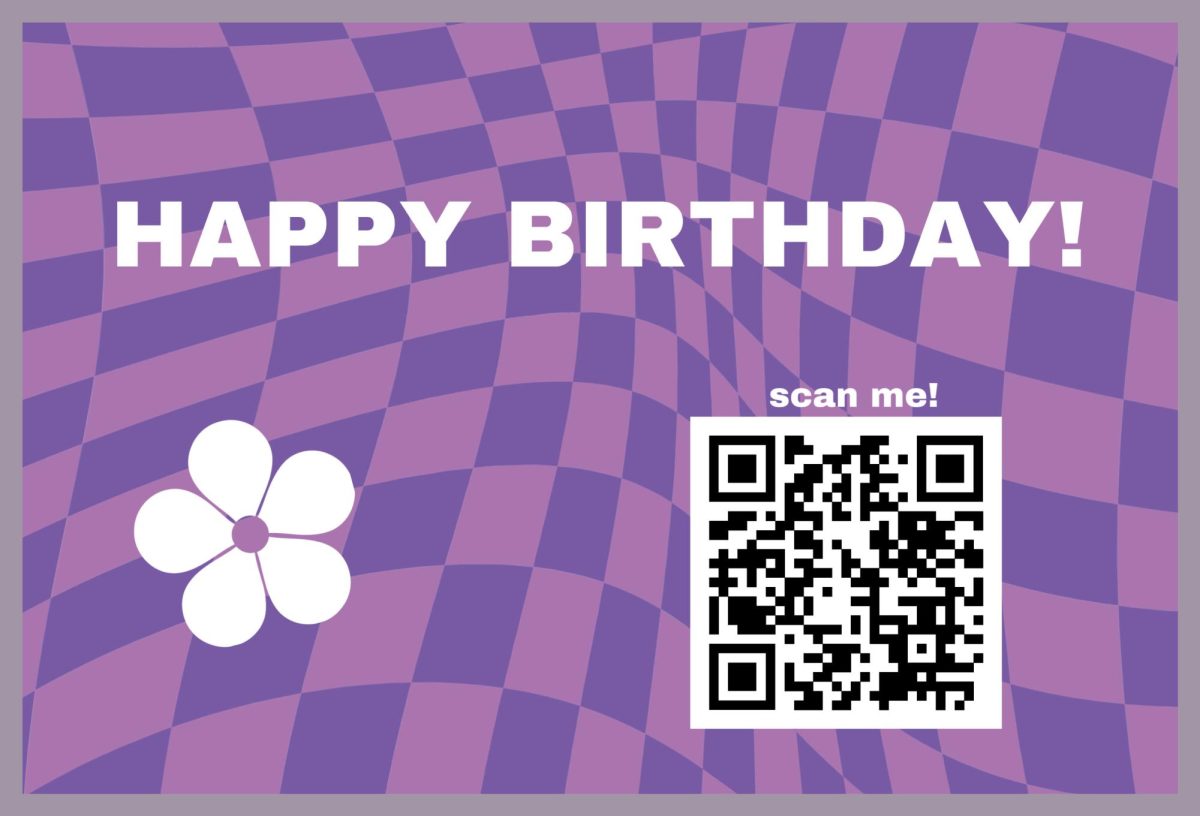 Buy a Birthday Spotlight for 
$5 for someone you care about with the QR code attached!
