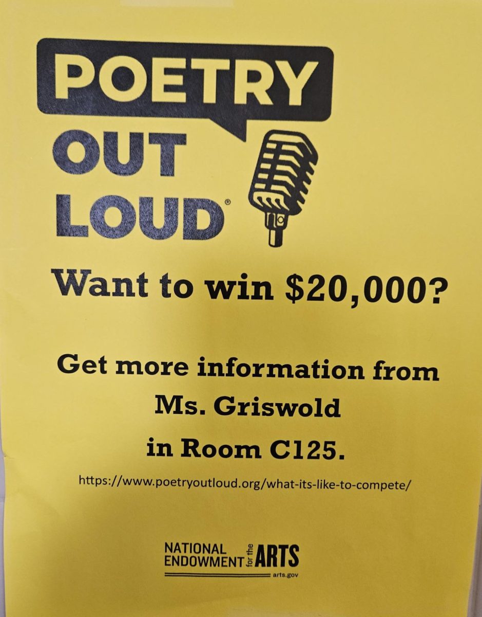Poetry Out Loud Contest- $20,000