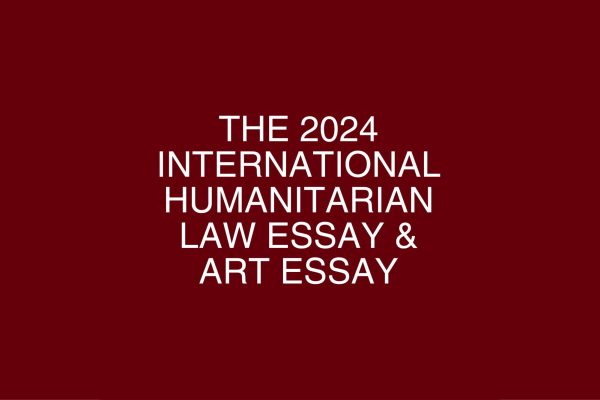 Original image made by Luka Konklin for The 2024 International Humanitarian Law  Essay & Art Competition.