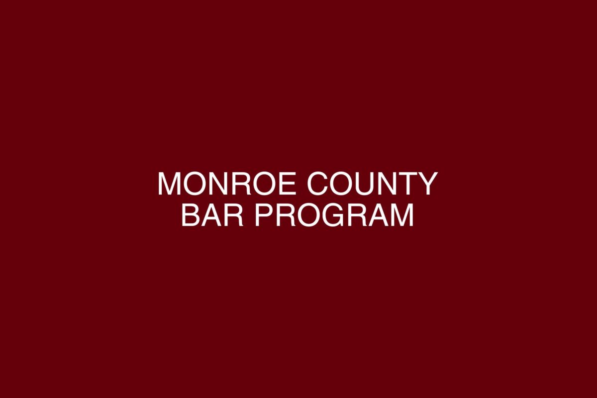 Monroe County Bar Program for students considering a career in law