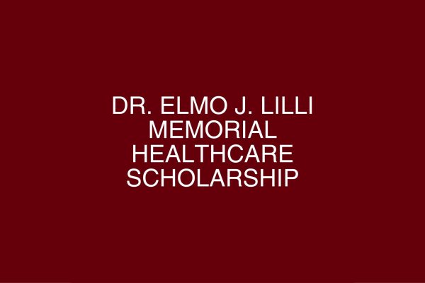 Dr. Elmo J. Lilli Memorial scholarship that is available for high school students