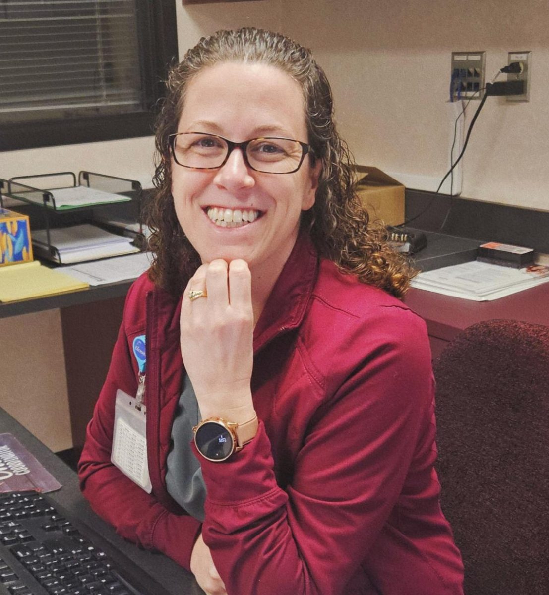School Nurse, Ms.Haubrich, has been a member of the Stroudsburg district for 11 years. 