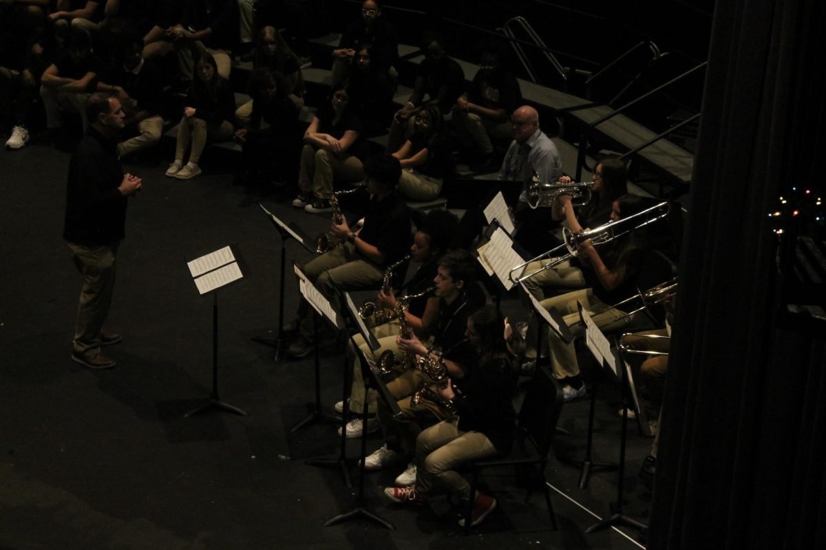 SHS band plays a variety of songs at the assembly