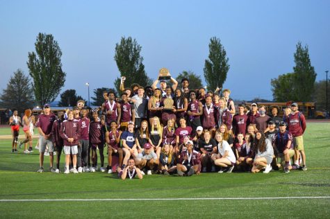 Stroudsburg Track and Field team after EPC Competition in March 2023.
