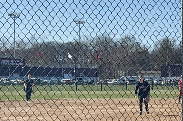 Stroudsburg P Hannah Helm delivering a pitch against Easton Area on March 25, 2024.
