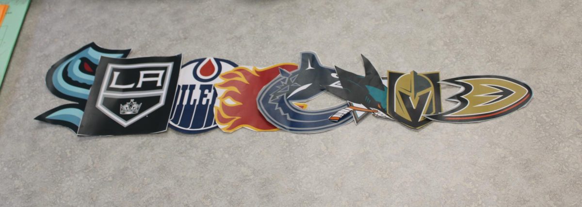 The logos that make up the NHLs Pacific division