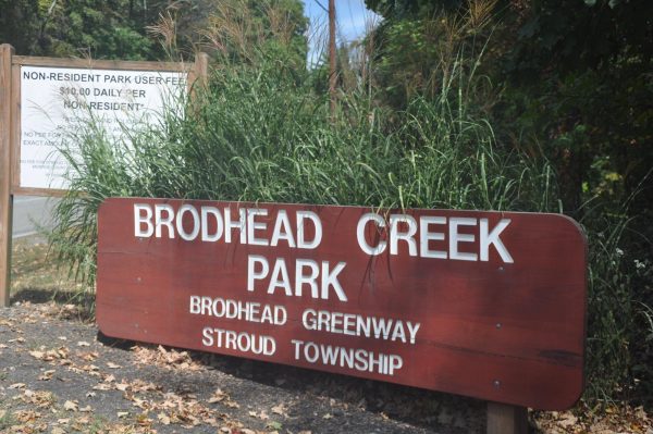 A sign of the Stroud Township's Broadhead Creek Park at 4002 North 5th St.
East Stroudsburg, PA 18301