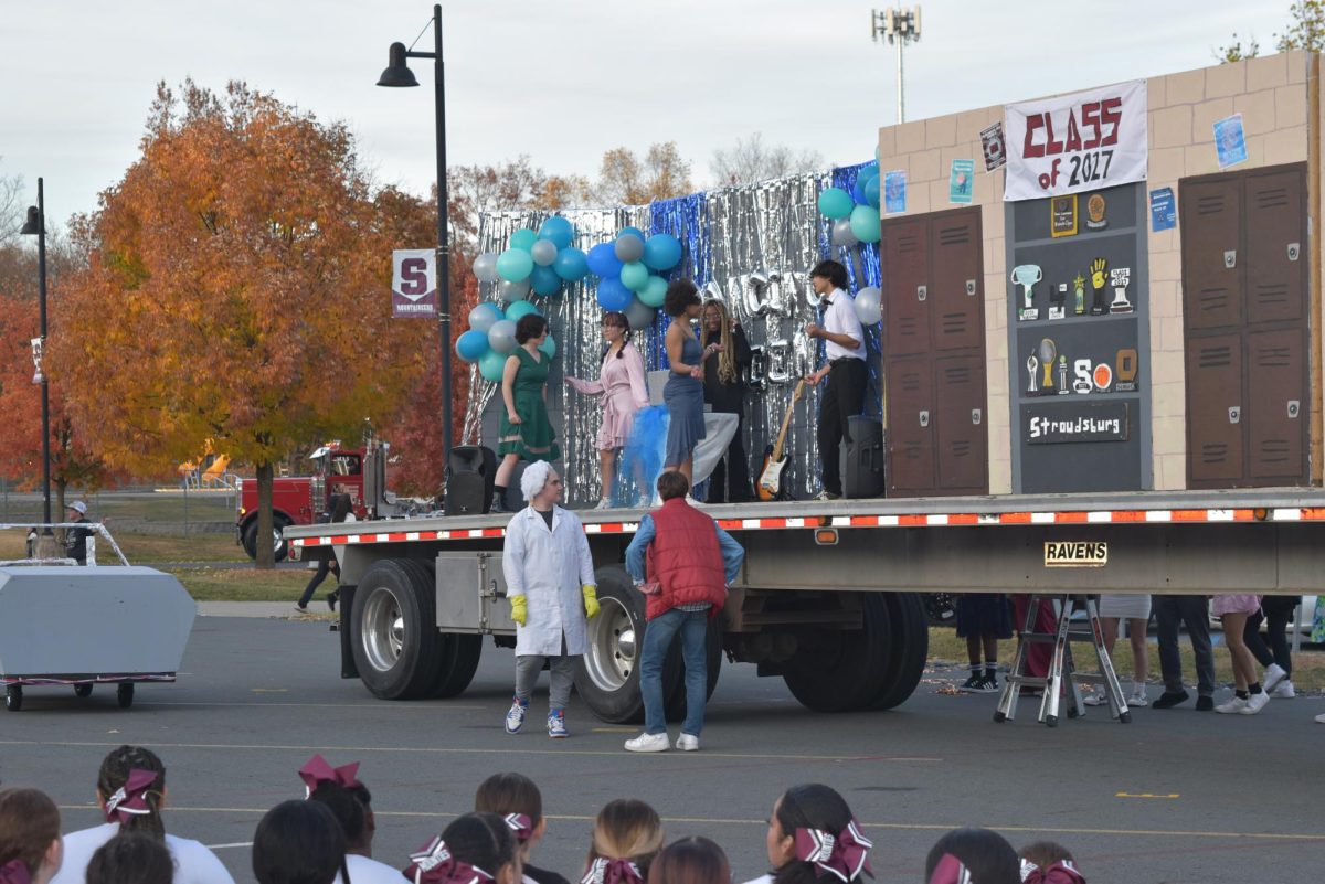 Jacob Patchner, '27 and Ethan Kerprich, '27 sport their looks as Dr. Brown and Marty McFly from ¨Back to the Future.¨