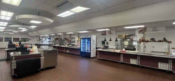 SHS cafeteria buffet where students can get free lunches.