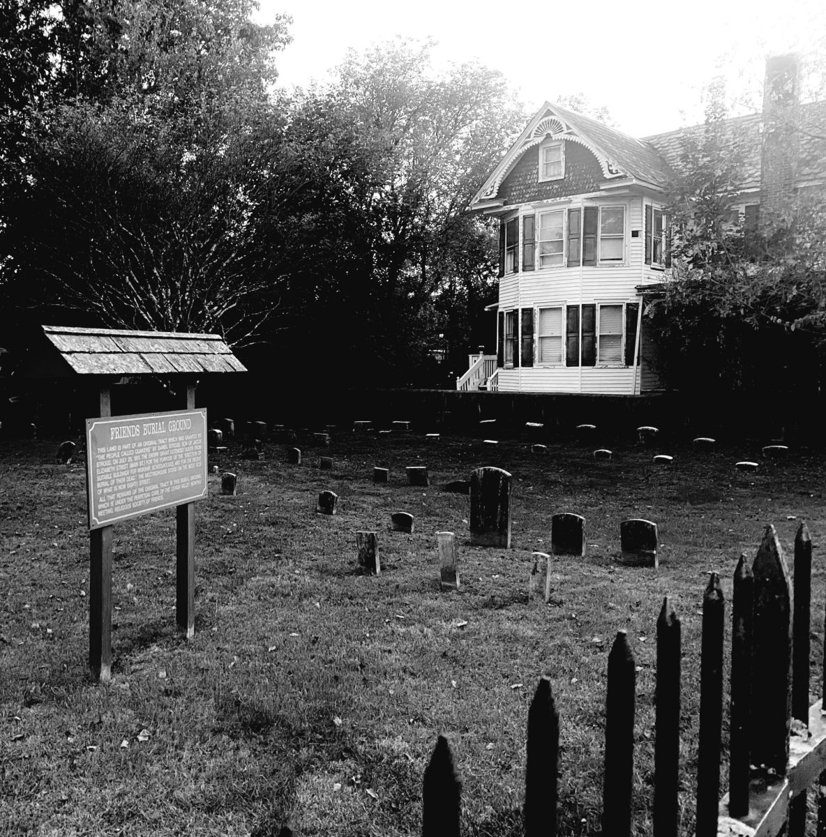 Friends Burial Grounds, Ann St. in Stroudsburg, PA was founded by Quakers and is now associated with lehighvalleyquakers.org. 