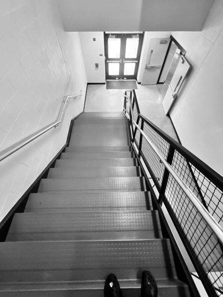 Does SHS have their own ghost stories?  or unexplained mysteries, just ask some of our veteran teachers. Trowell, Journalism 1, captured this image of a stairwell at SHS. 