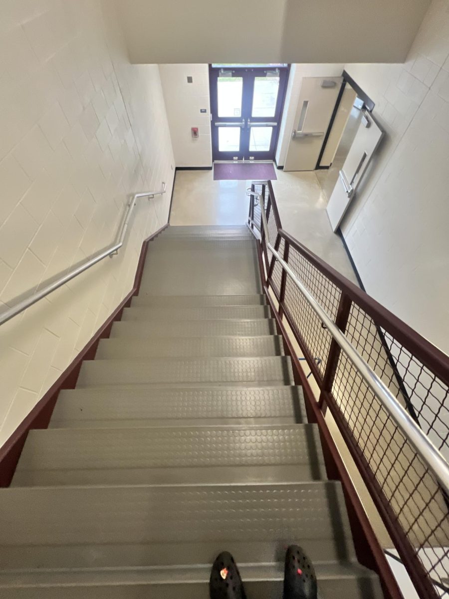 Does SHS have their own ghost stories?  or unexplained mysteries, just ask some of our veteran teachers. Trowell, Journalism 1, captured this image of a stairwell at SHS. 