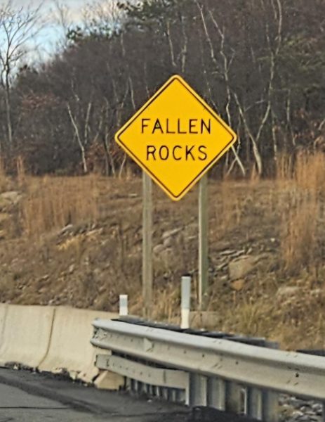 Route 611 was shut down in 2022 after heavy rains caused a rock slide damaging the roadway near the Delaware Water Gap. Photo shared by J. Appolo 