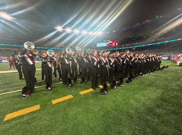 Stroudsburg Marching Band performs their ¨Legendary¨ halftime show at MetLife Stadium. (Photo submitted by Ms. Lauren Donovan).