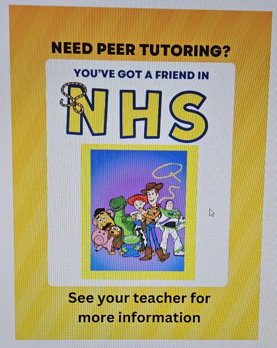 National Honor Society members will be offering tutoring services again. Flyer shared by Maureen Verwey and NHS club.