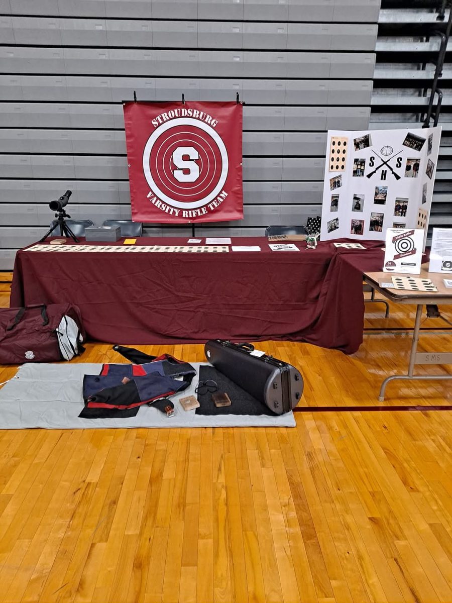 Stroudsburg Rifles' demo station to get new players preseason.