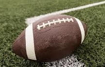 An American football or pigskin is about 15 ounces and 12 inches long. 