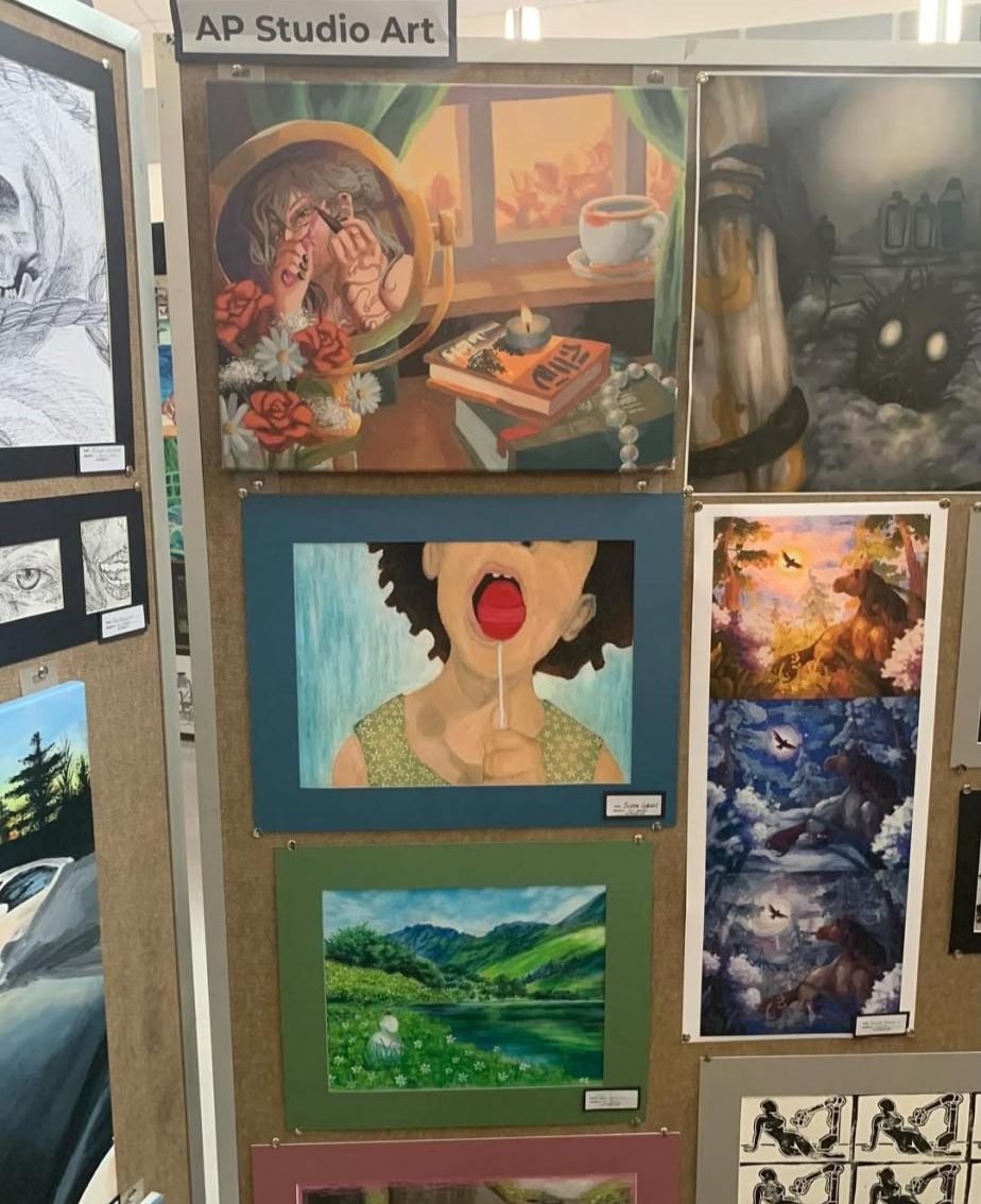 Photo shared by Bethany Wert, SHS art instructor, Sburg Arts Instagram with permission. 