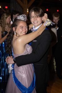 Janel Meyers and Dominic Perini were voted prom king and queen. Photo taken by Christmas City Studios, shared with permission. 