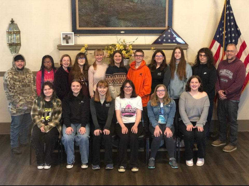Members of the Antlers gather for their first meeting led by Sophie Best. Photo provided by Sophie Best, shared with permission. 