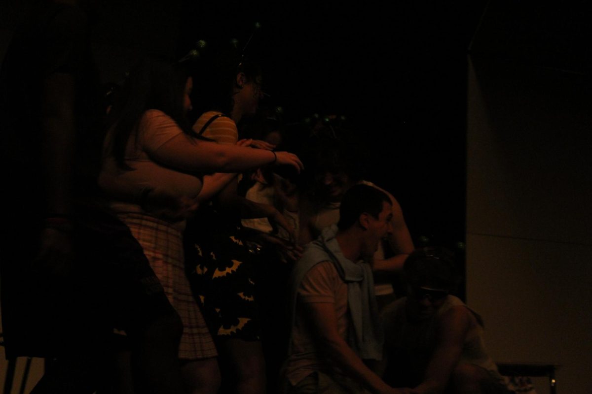 The blackout as everyone swarms Bobby to make him an alien at the end of "Mr. Perfect." 