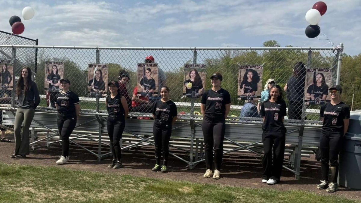 Softball Senior Night 2025
Izabella Hernandez, Bella Piper, Izzy Molinaro, Melissa Safin, Elena Trotter and Nathalie Rodriguez celebrate senior night against Pocono Mountain West. 