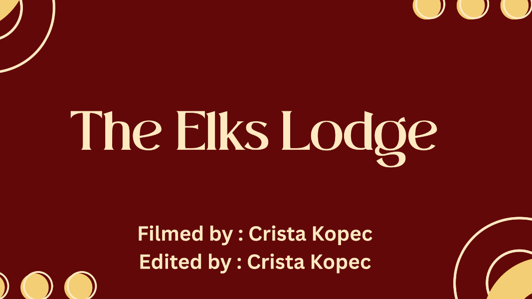 A collage made on canva of the introduction to the Elks video story.