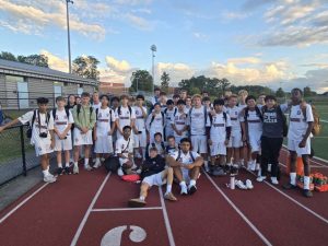 Sburg Boy's Soccer 25-26 group picture after their demanding victory against North. Photo provided by Tristan Timones.